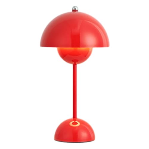 LED Flowerpot Tischlampe Kabellos Akku Pilz Lampe, Modern Macaron Lampe Retro...