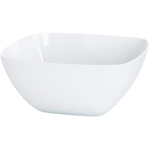 Emsa 504632 Eckige Schale (für Salat, Kunststoff, Vienna) weiß, 4.6 Liter,...