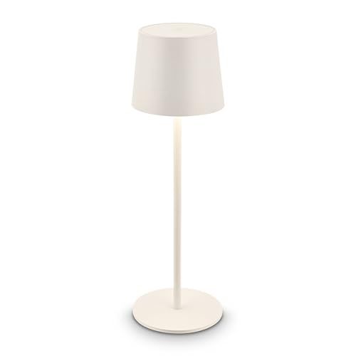 BRILONER - LED Tischlampe kabellos IP44 mit Touch, dimmbar, Akku & Lichtquelle...