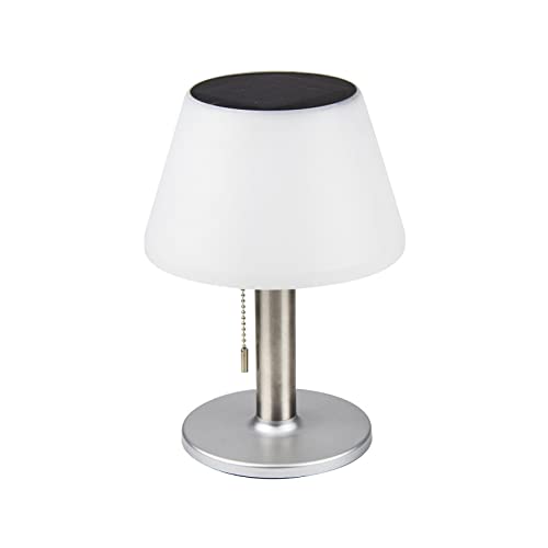 ito electronics Solar Tischlampe Indoor Outdoor 3 Stufen | 4-8 Stunden...