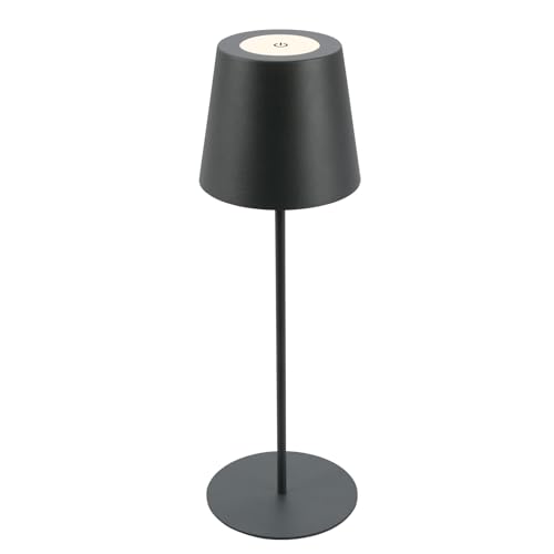 BRILONER - LED Tischlampe kabellos mit Touch, dimmbar in Stufen,...