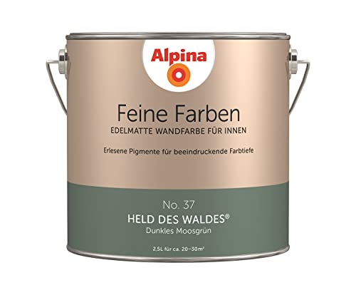 Alpina Feine Farben No. 37 Held des Waldes® edelmatt 2,5 Liter - Dunkles...