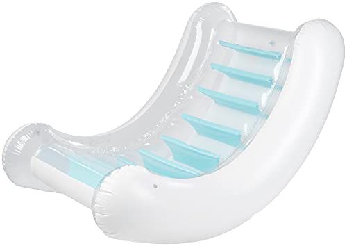 infactory Luftsessel: Aufblasbarer Sessel für Pool, Strand & Garten, 140 x 105...