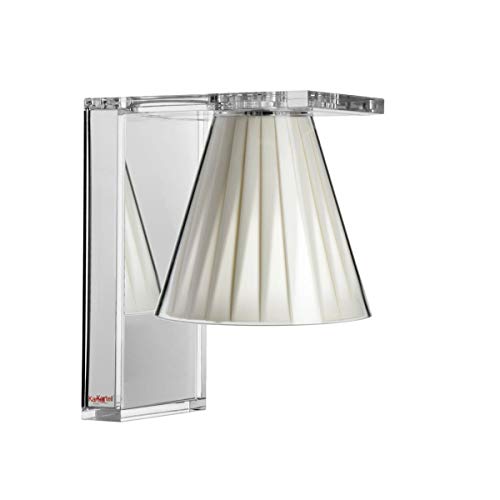 Kartell Light-Air, Wandleuchte, Glasklar/ Beige