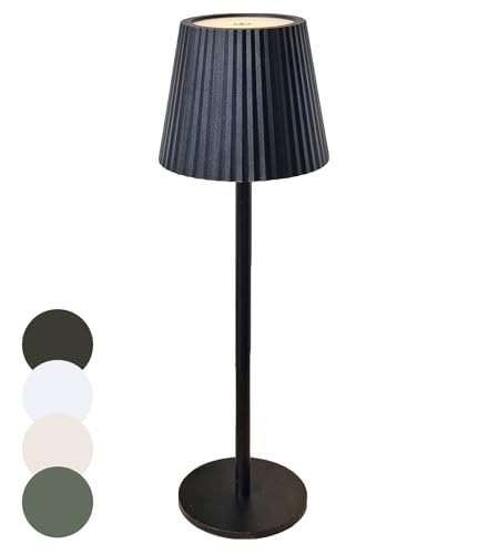 Coen Bakker LED Tischlampe dimmbar mit Touch IP44 Lampe USB 3 Lichtfarben für...