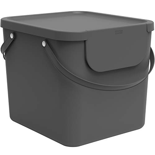 Rotho Albula Mülltrennungssystem 40l für die Küche, Kunststoff (PP) BPA-frei,...