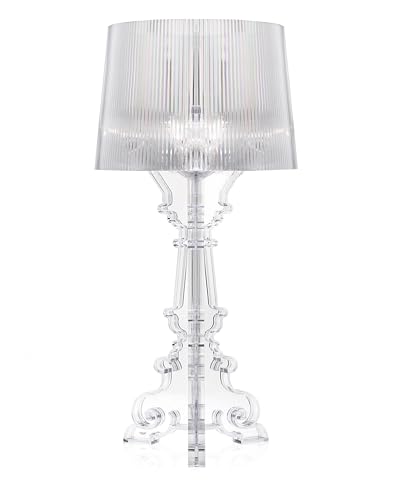 Kartell Bourgie, Tischleuchte, Dimmer, Kristall