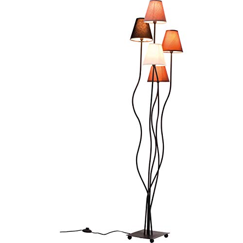 Kare Design Stehleuchte Flexible Mocca Cinque, beige/braun, fünf Lampenschirme,...