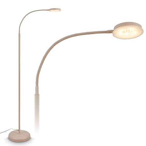 BRILONER - Stehlampe mit Touch, dimmbar, schwenkbar, Memoryfunktion, Leselampe,...