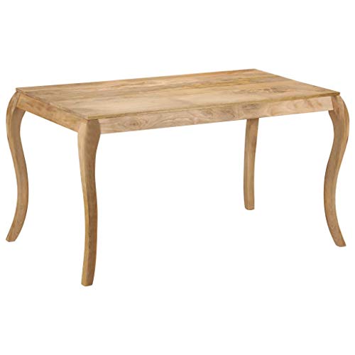 vidaXL Mangoholz Esstisch 135x75x76 cm Esszimmertisch Küchentisch Speisetisch