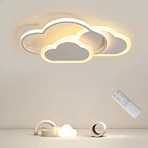 LED Deckenleuchte - 32W Kinderzimmer Lampe Decke, Kreative Wolkenlampe...