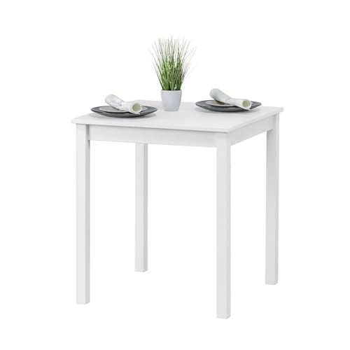 hagge home Esstisch Holz Esszimmertisch Kleiner Küchentisch 70x70...
