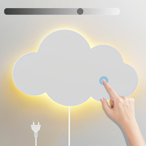 LED Wandleuchte mit Touch Schalter Kinder Dimmbar Nachtlicht Innen Warmweiß...