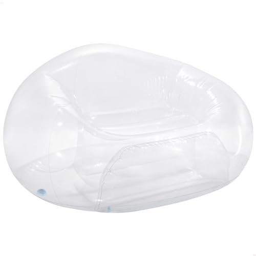 Intex transparenter, bohnenloser Taschenstuhl, aufgeblasene Größe: 137 cm x...