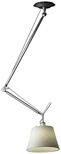 Artemide Tolomeo Deckenleuchte Decentrata 32, Lampenschirm Pergament