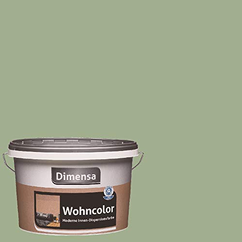 Dimensa Wohncolor bunte Wandfarbe karelien dunkel-grün 2,5 Liter