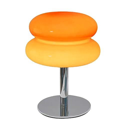 GUANSHAN Vintage Glas Tischlampe Elegantes Nachtlicht Retro Macaron Farbe...