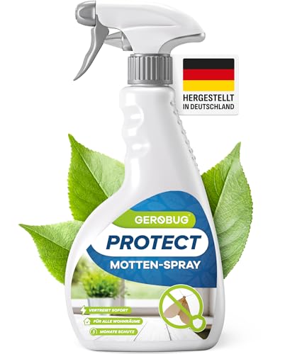 Gerobug Anti Motten-Spray 500 ml - Mottenmittel für Lebensmittelmotten &...