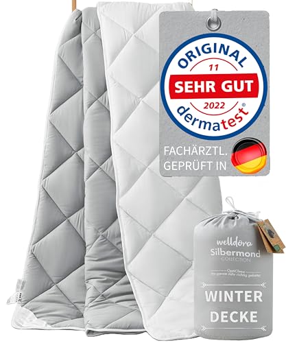 Welldora OPTICLIMA Allergiker Bettdecke 135x200 Winter | Fachärztlich geprüft...