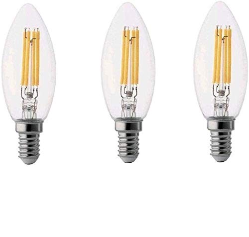 Set mit 3 LED-Lampen iba E14 dimmbar für Kartell Bourgie 5 W warmes Licht 2700...