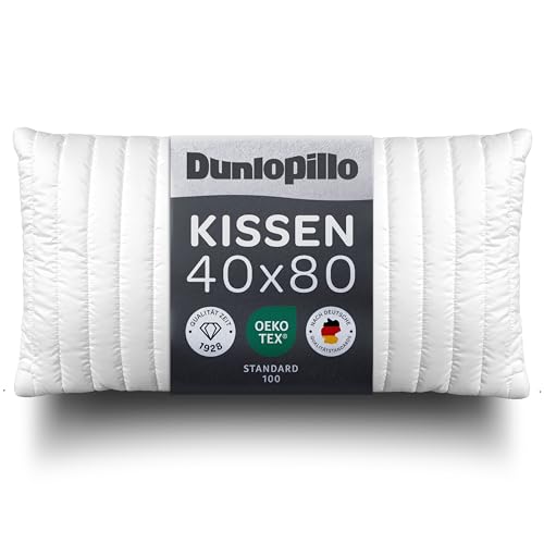 Dunlopillo Kopfkissen 40x80 - Premium Schlafkissen | Oeko-Tex Zertifiziert...