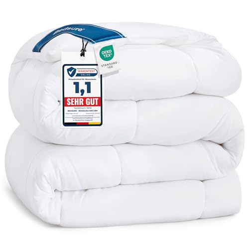 BEDSURE Bettdecke 135x200 450gsm Steppdecke - Warm Winterdecke 135 x 200 cm für...