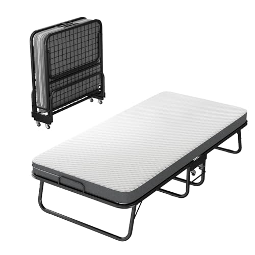 Tcewhhy Gästebett Klappbar 90x200 cm Komfortables & Platzsparendes Gästebett...