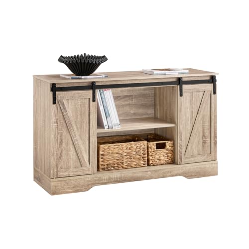 SoBuy Sideboard mit Schiebetüren Kommode Schrank Küchenschrank Flurschrank...
