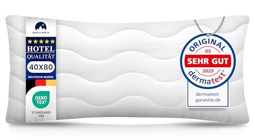 Gentle North Hochwertige Kopfkissen (40x80 cm groß) in Hotelqualität -...