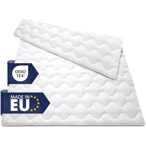 Warme Winterdecke 135x200 als Schlafdecke - Bettdecke für Allergiker geeignet -...