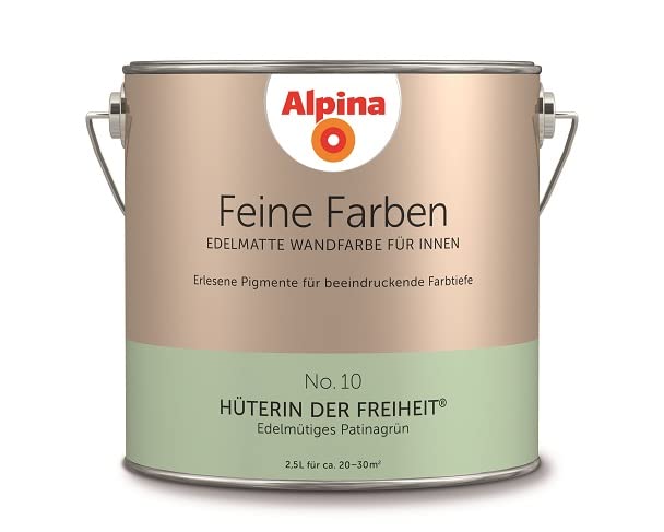 Alpina 2,5 L. Feine Farben, Farbwahl, Edelmatte Wandfarbe für Innen (No.10...