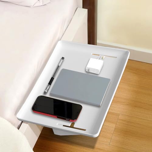 Lacusmall Nachttisch Regal, BedShelfie Tablett Nachttischregal Regal für Bett...