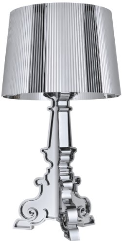 Kartell 907200 Leuchte Bourgie metallisiert, silber