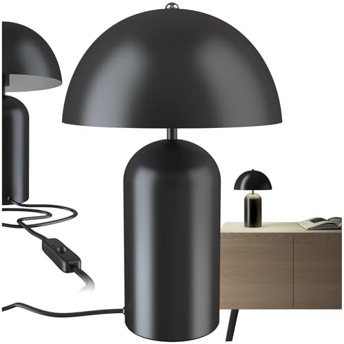 tectake® Tischlampe, Pilzform, Tischlampe Vintage Design, Tischleuchte,...