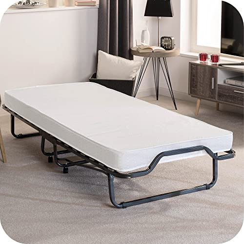 Beautissu Gästebett klappbar 90x200 cm – langlebiges & faltbares Reisebett...