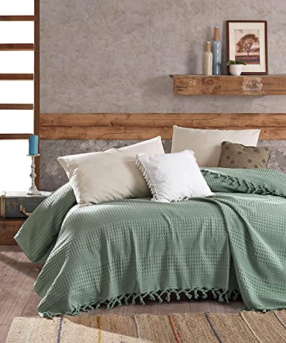 BOHORIA® Premium Tagesdecke 220 x 240 cm | 100% Baumwolle | Oeko-Tex® |...