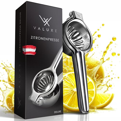 VALUXE® Premium Zitronenpresse Edelstahl - Hand Zitruspresse für Zitronen,...