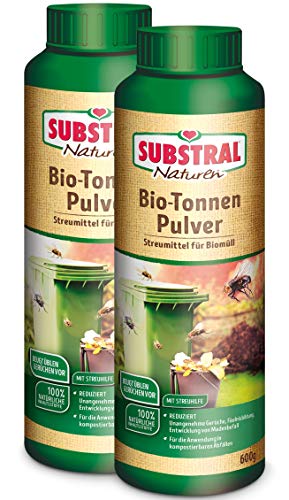 Substral Naturen Biotonnenpulver gegen Maden, Mülltonnenpulver für den...