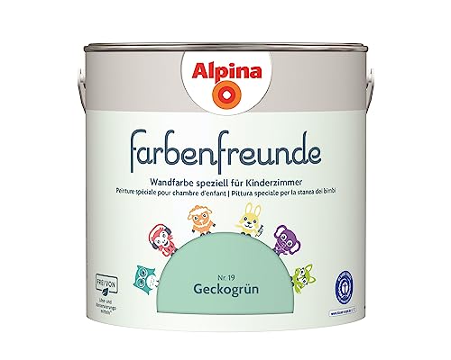 Alpina Farbenfreunde – Nr. 19 Geckogrün – Wandfarben speziell für...